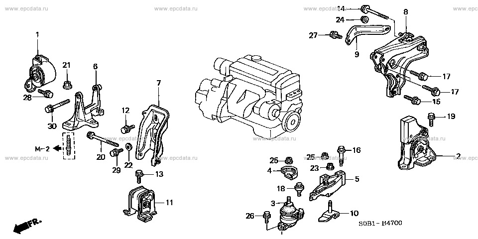 Хонда торнео схемы. Болт крепления подушки двигателя Аккорд 7. Крепление задней опоры Хонда Аккорд 10. Подушки на двигатель схема Хонда Аккорд 7. Схема подушек двигателя на Аккорд 7.