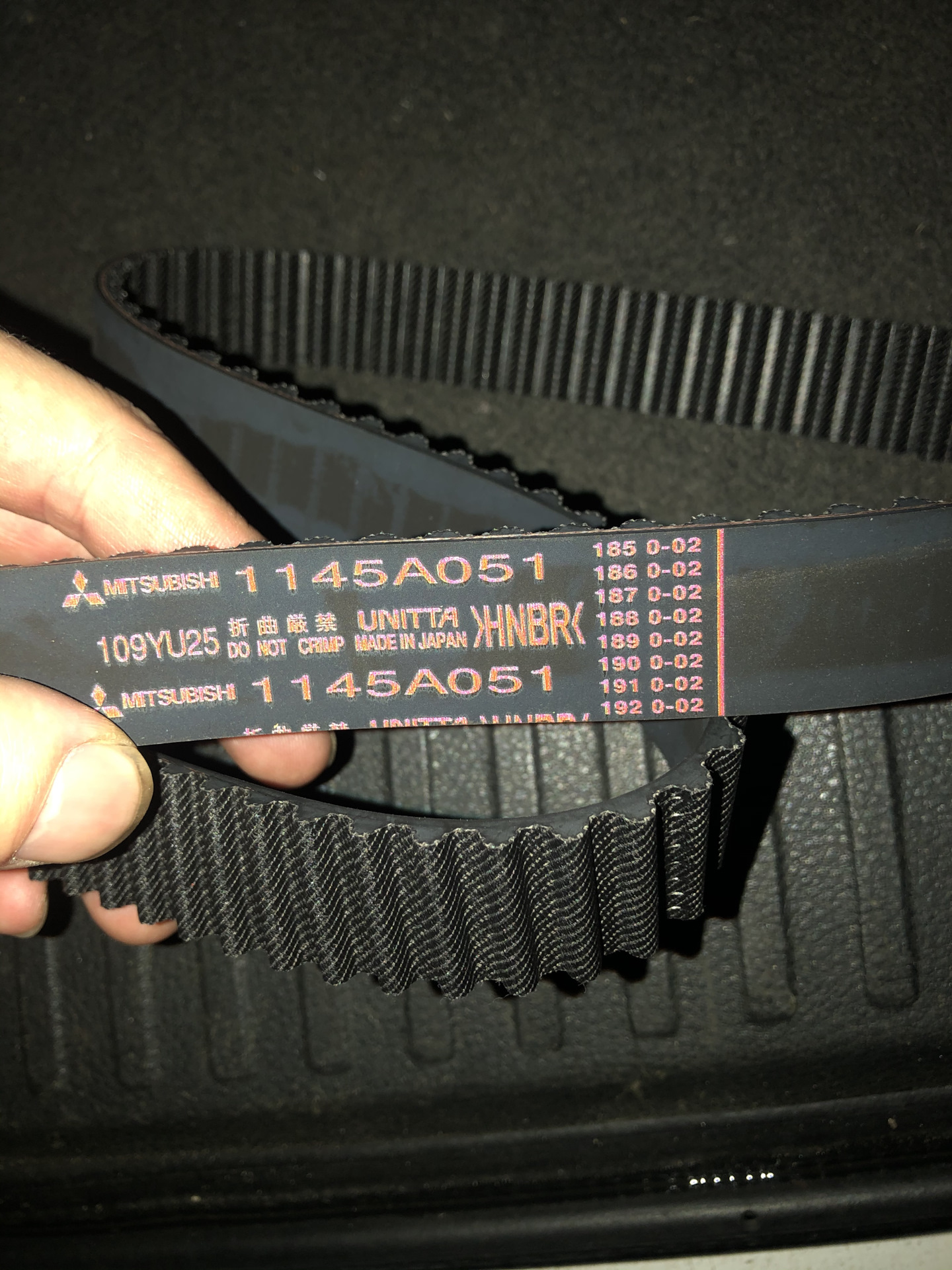 Оригинальнрсть ремня ГРМ — Mitsubishi Lancer IX, 1,6 л, 2006 года ...