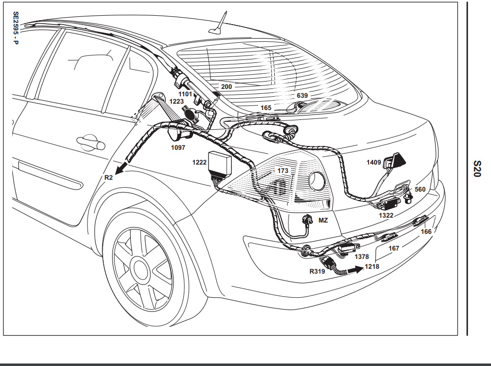 Схема расположения датчиков на renault fluence Водительская шторка - Renault Megane II, 1,6 л, 2006 года поломка DRIVE2