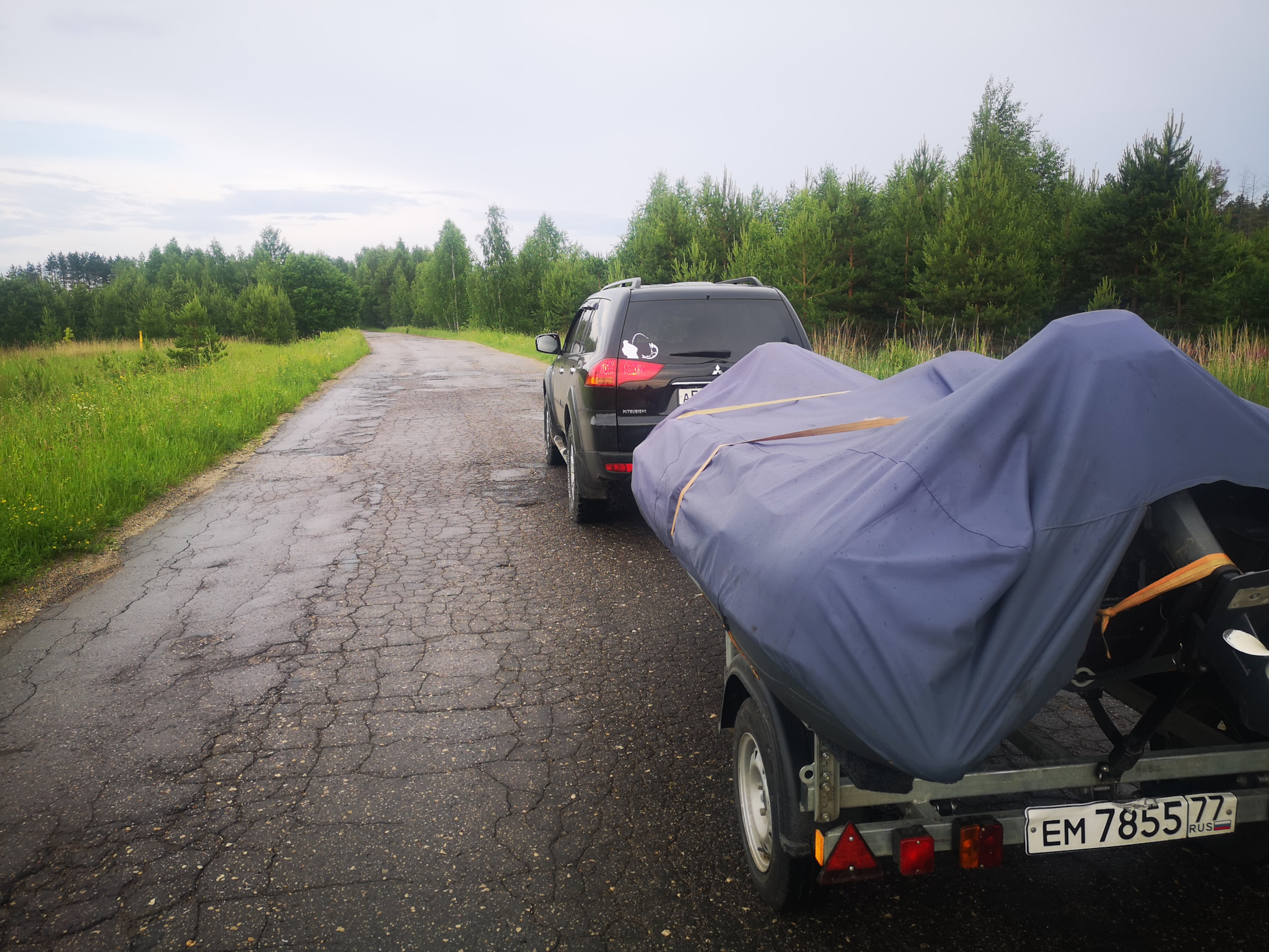 Как правильно закрепить лодку ПВХ на прицепе — Сообщество «Лодки и Моторы»  на DRIVE2