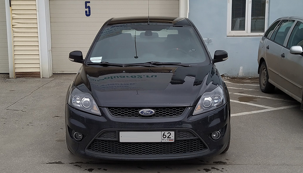 Черные фары форд фокус 2. Тонировка фар Ford s Max.