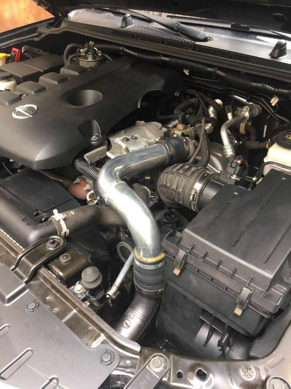Патрубок интеркулера Nissan Pathfinder III R51 — Nissan Pathfinder (3G ...