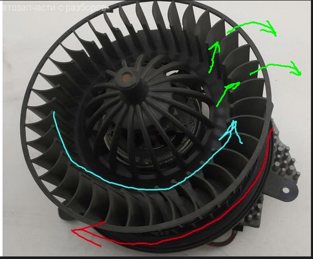 Вентилятор печки дует не в ту сторону