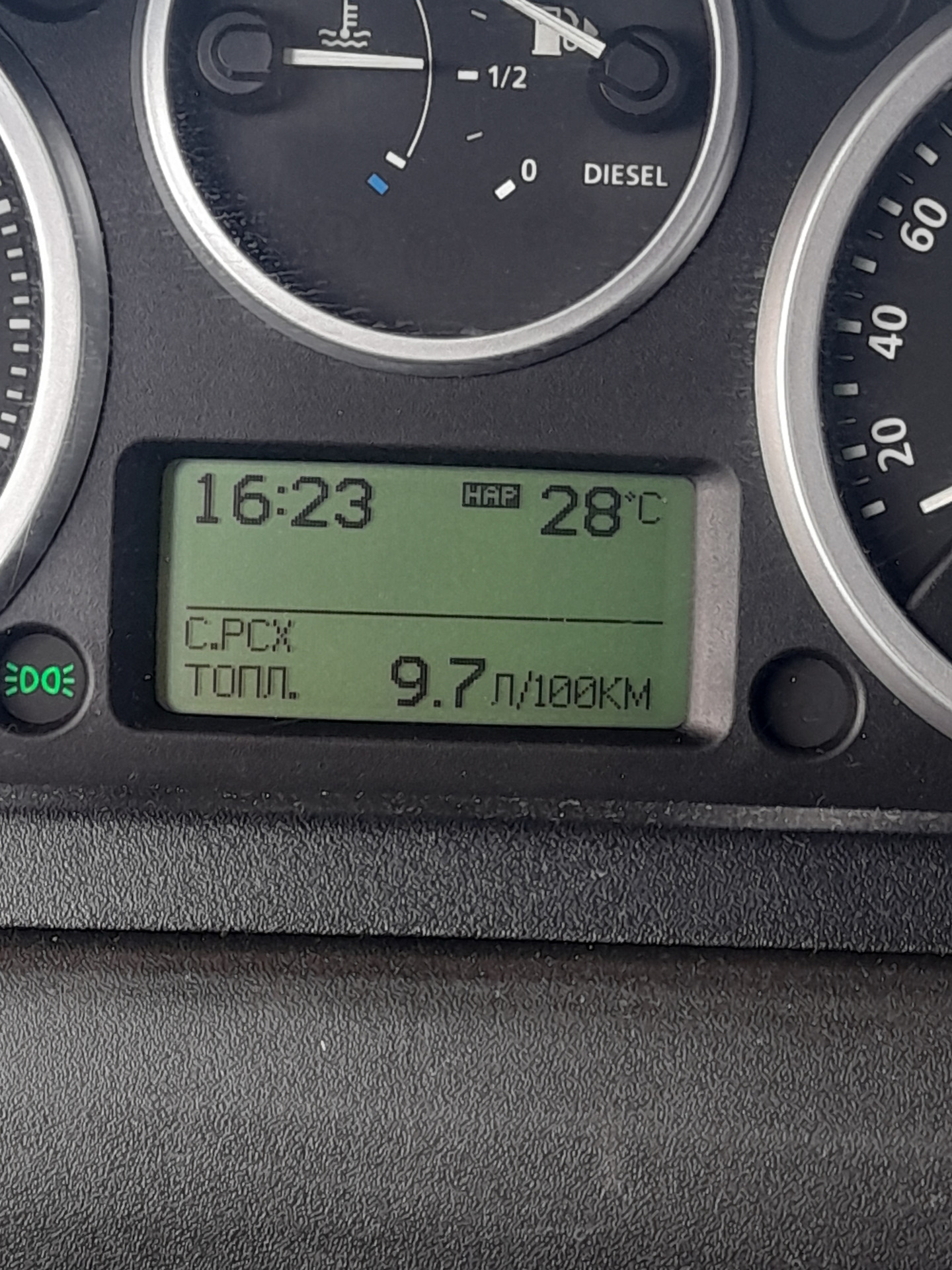 Реальный расход в экономном режиме — Land Rover Discovery III, 2,7 л ...