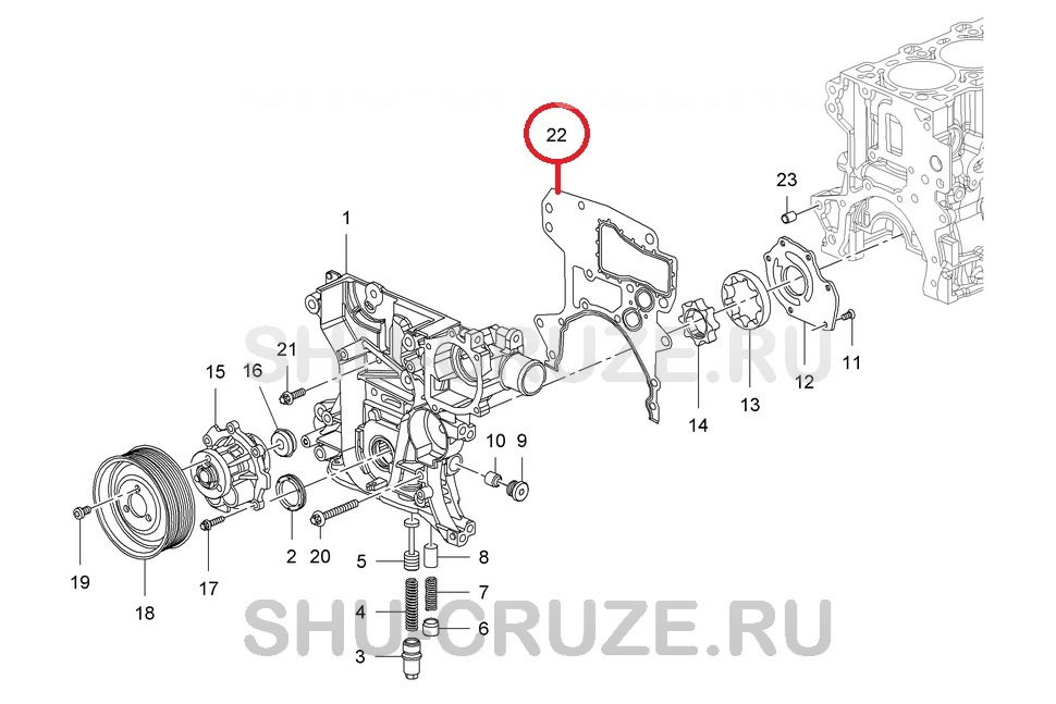 Как снять масляный насос шевроле круз 1.8 Течь масла!Вопрос? - Chevrolet Cruze Hatchback, 1,8 л, 2013 года визит на сервис