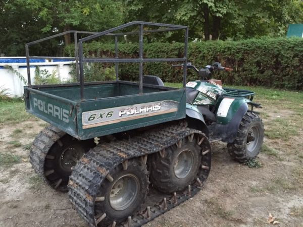 Polaris 6x6 гусеницы