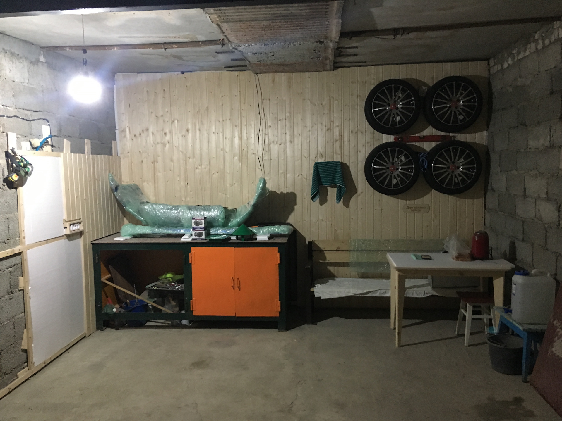 Жить в гараже зимой