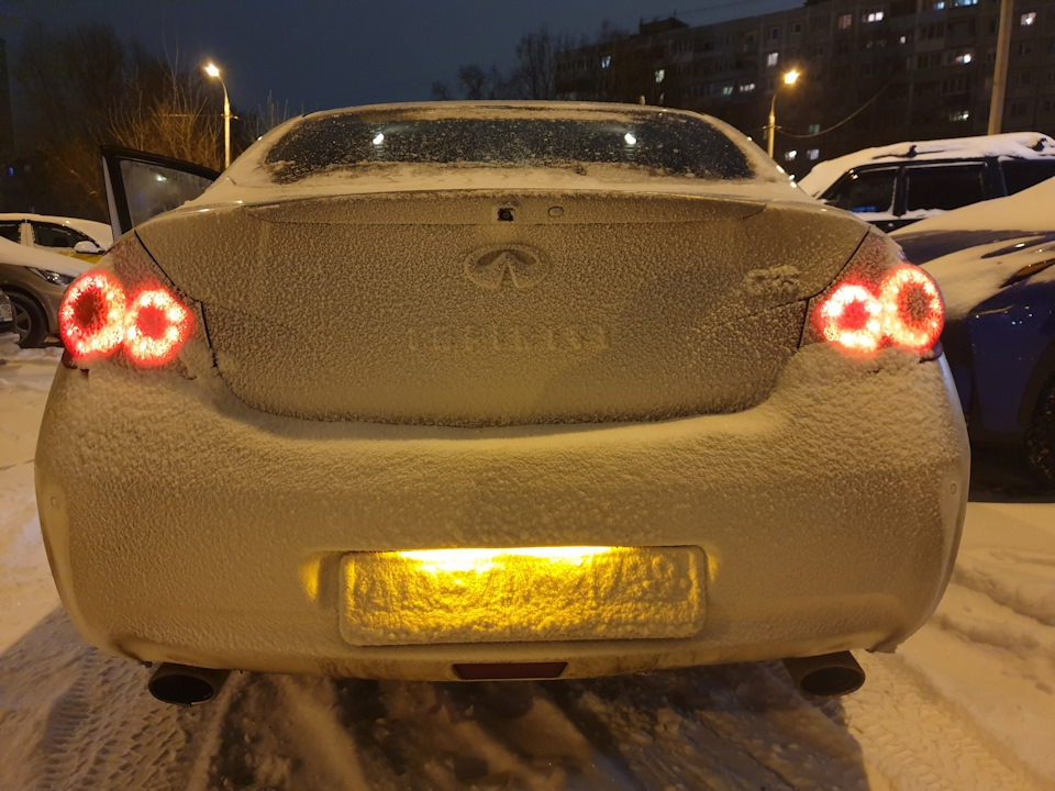 Подсветка салона Infiniti g25