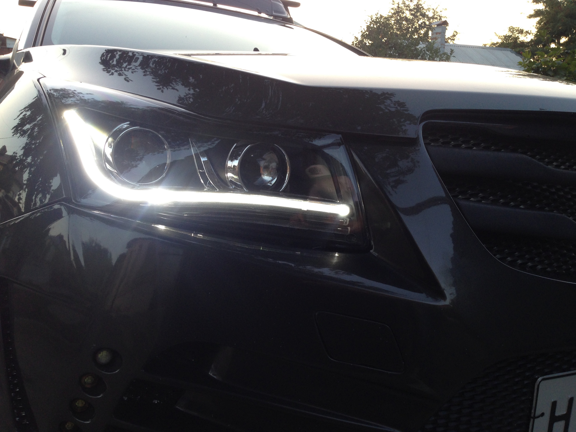 Фары Шевроле Круз v17 — Chevrolet Cruze (1G), 1,8 л, 2013 года | тюнинг ...