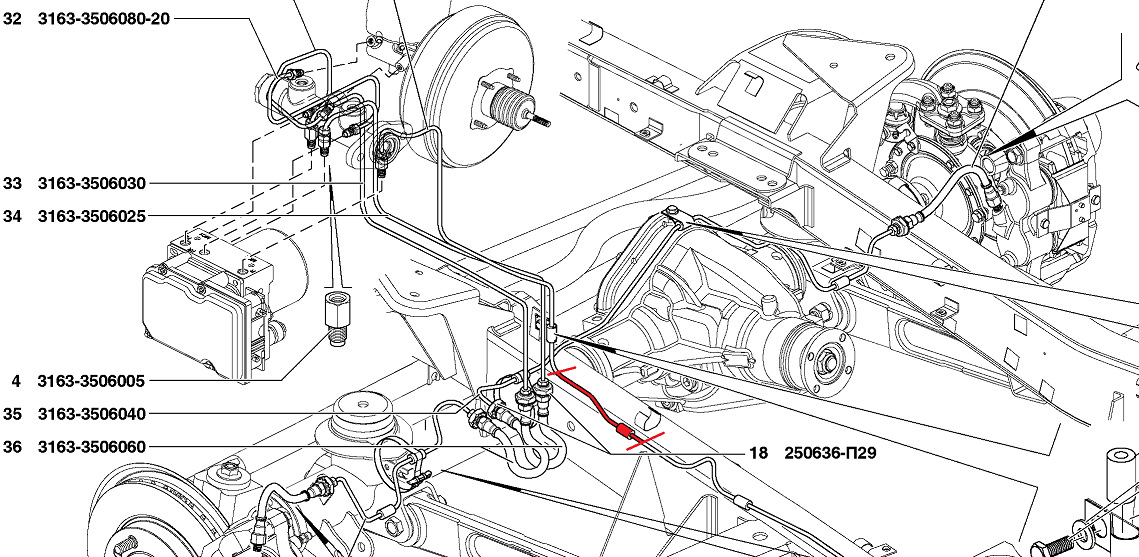 Абс уаз. Тормозная система УАЗ Патриот с АБС схема. Тормозная система УАЗ Патриот. Тормозная система УАЗ 3163. Тормозная система УАЗ Патриот без АБС.