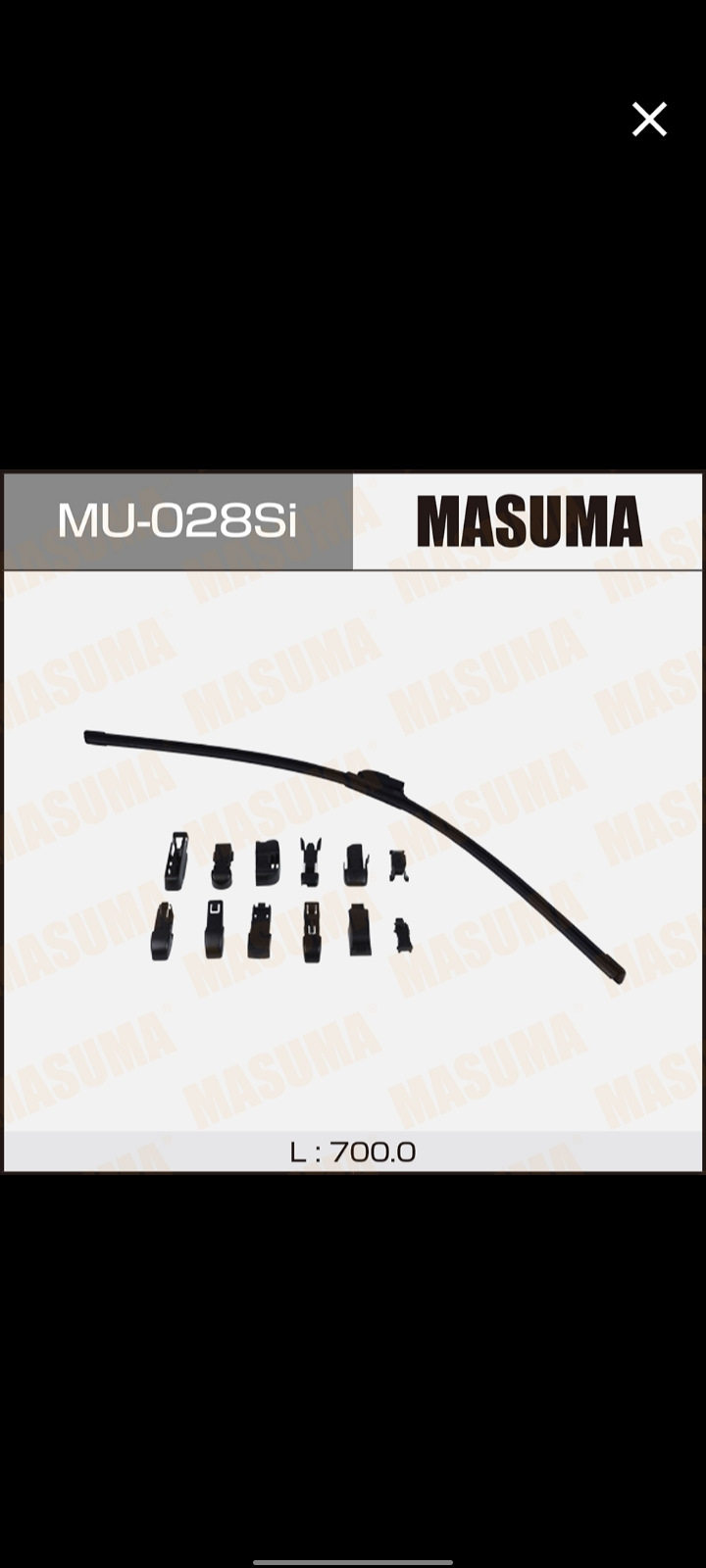 Силиконовые дворники Masuma — Masuma на DRIVE2