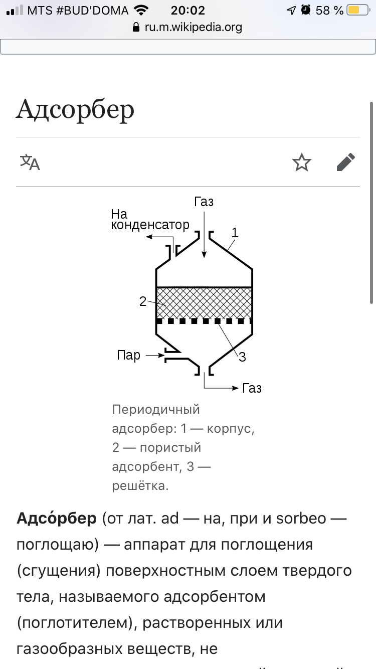 Клапан абсорбера. — ГАЗ Газель, 2,8 л., 2014 года | наблюдение | DRIVE2