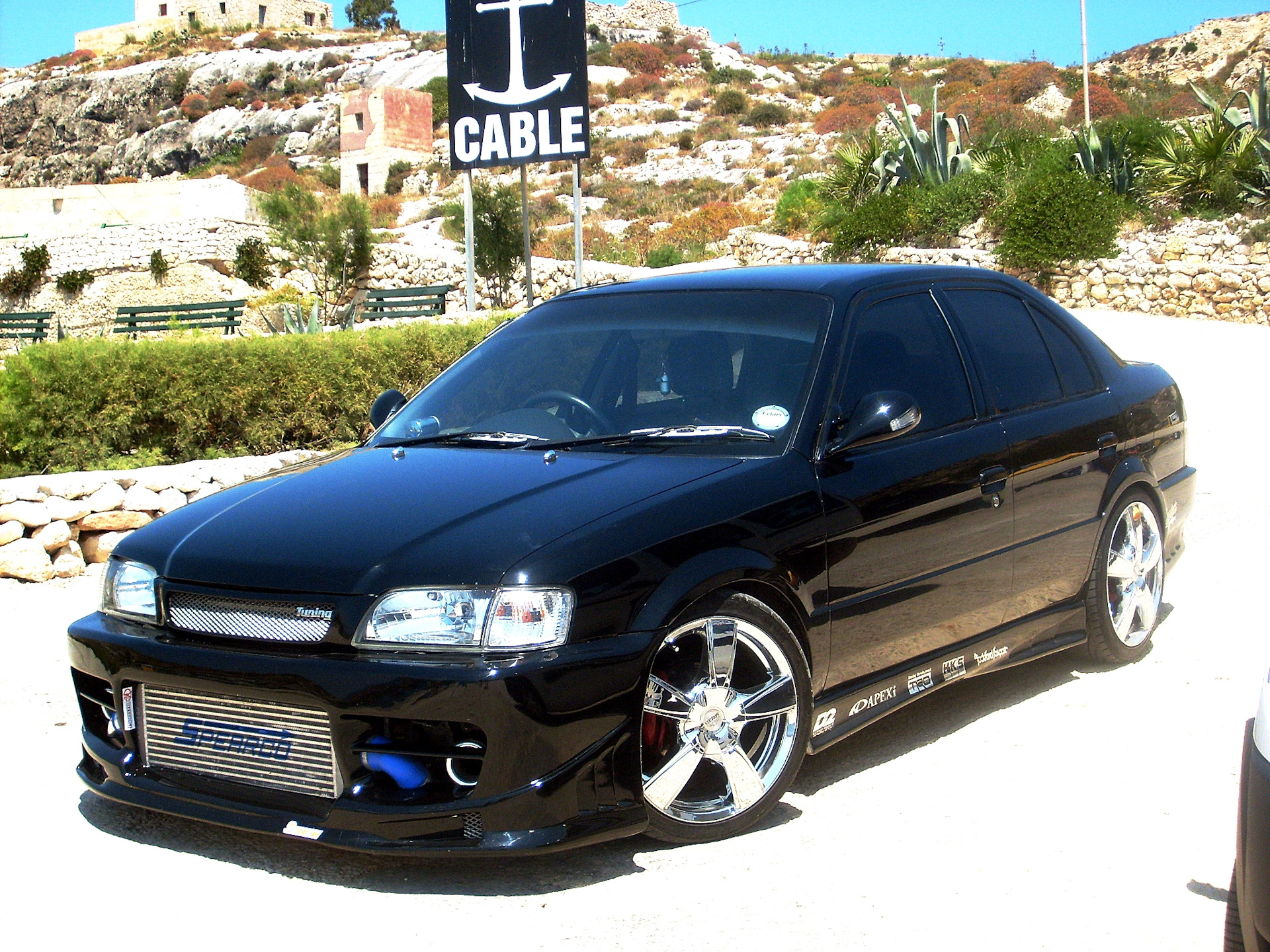 Фото тойота корса тюнинг Toyota Corsa (5G) 1.3 бензиновый 1999 на DRIVE2