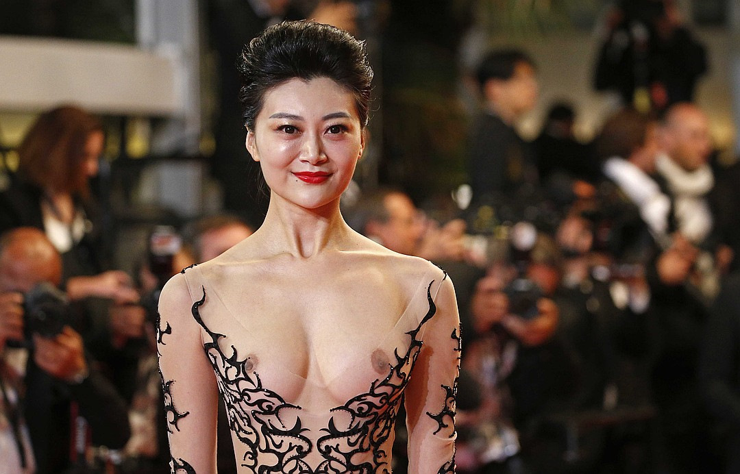 Boob chinese celebrity
