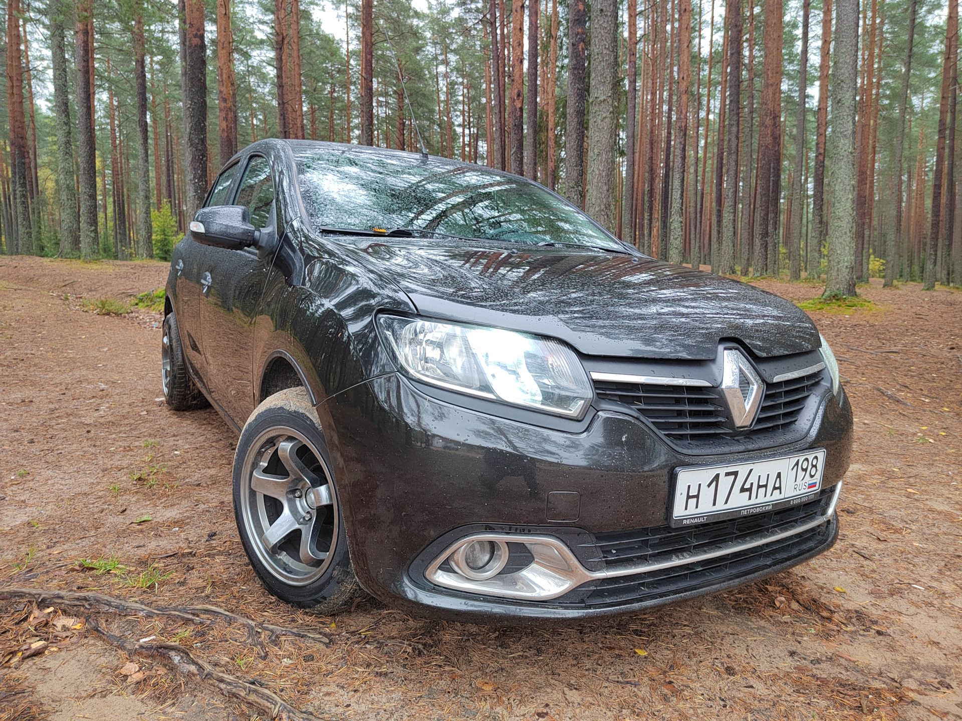 Колеса от степвея — Renault Logan (2G), 1,6 л, 2014 года | фотография |  DRIVE2