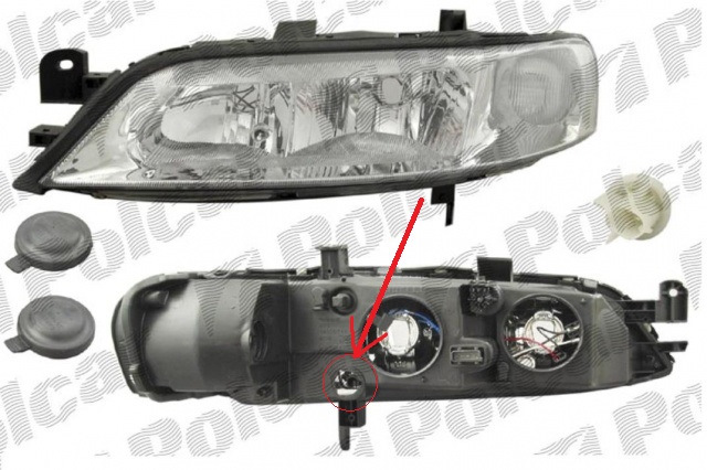 Как снять фару опель вектра б Фары - Opel Vectra B, 2 л, 2001 года наблюдение DRIVE2