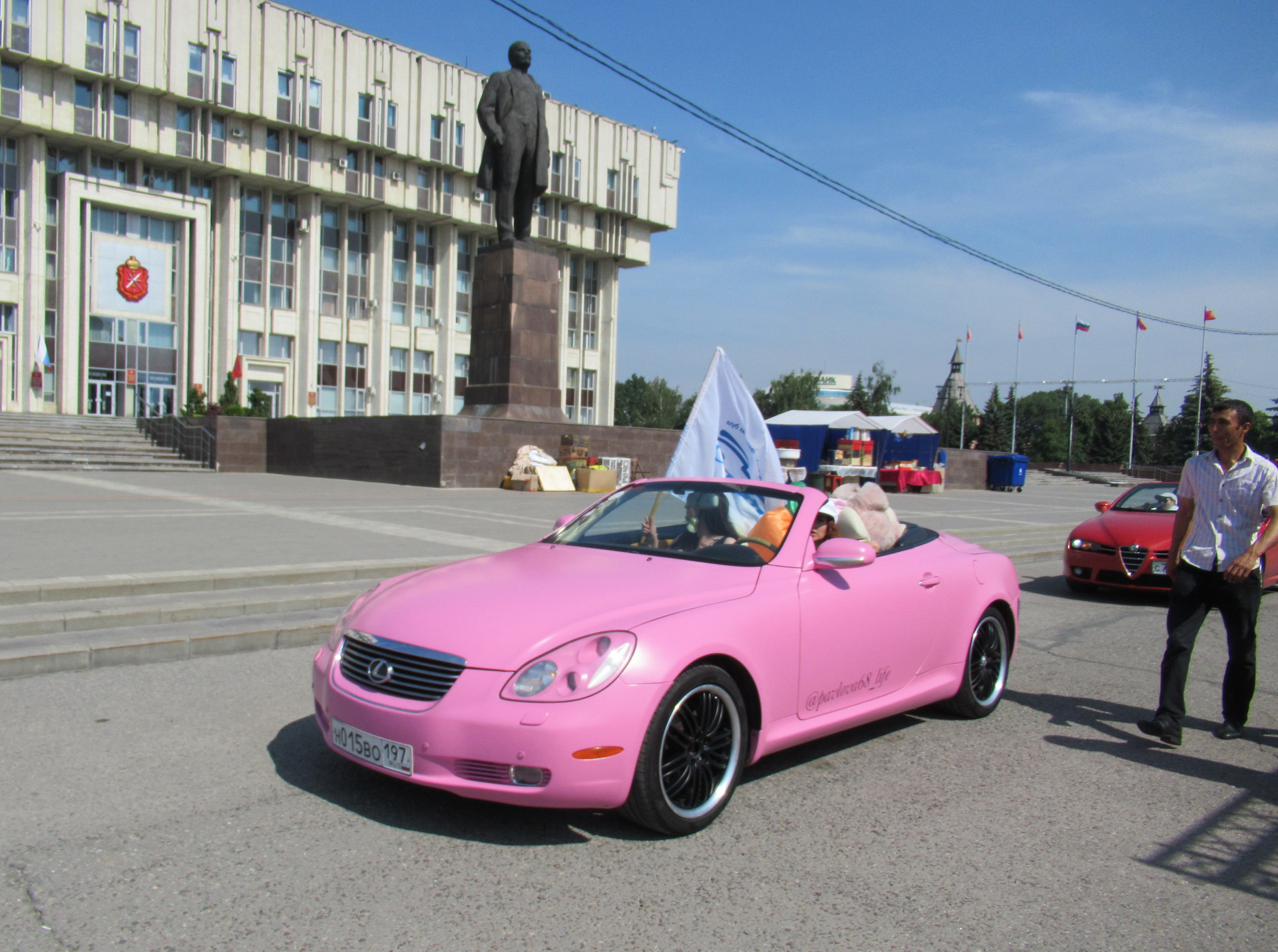 Розовый кабриолет Тамбов Олеся Павлова