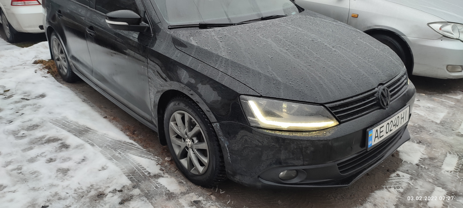 Европейские фары с Led полоской на Jetta 6 USA — Volkswagen Jetta VI, 1 ...