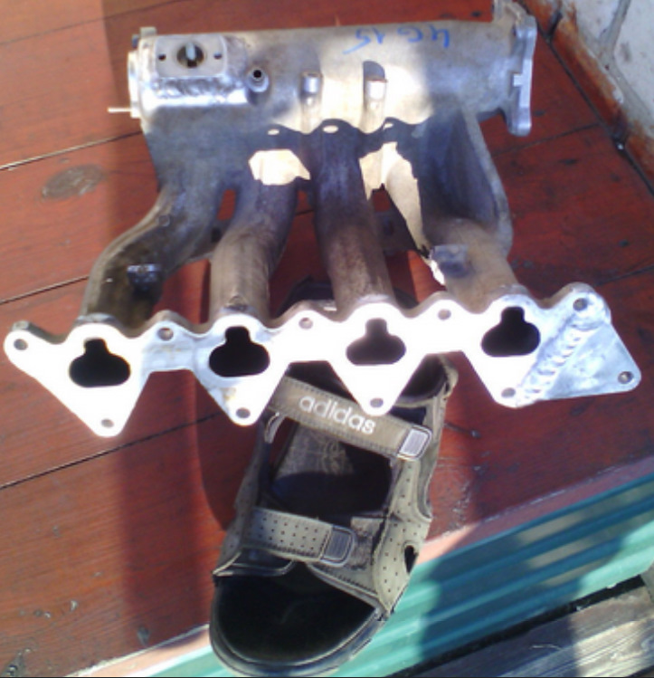 Чем варить впускной коллектор? — Mitsubishi Lancer IX, 1,6 л, 2005 года ...