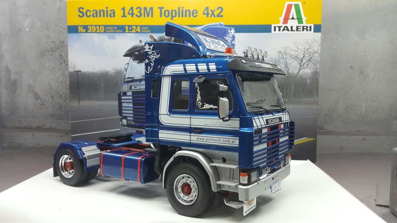 4 x 2 x 1 24. Scania 143 Italeri. 3910ит грузовик Scania 143m Topline 4x2 Italeri, 1/24. Scania 143m Topline. Скания 143 м Топлайн.