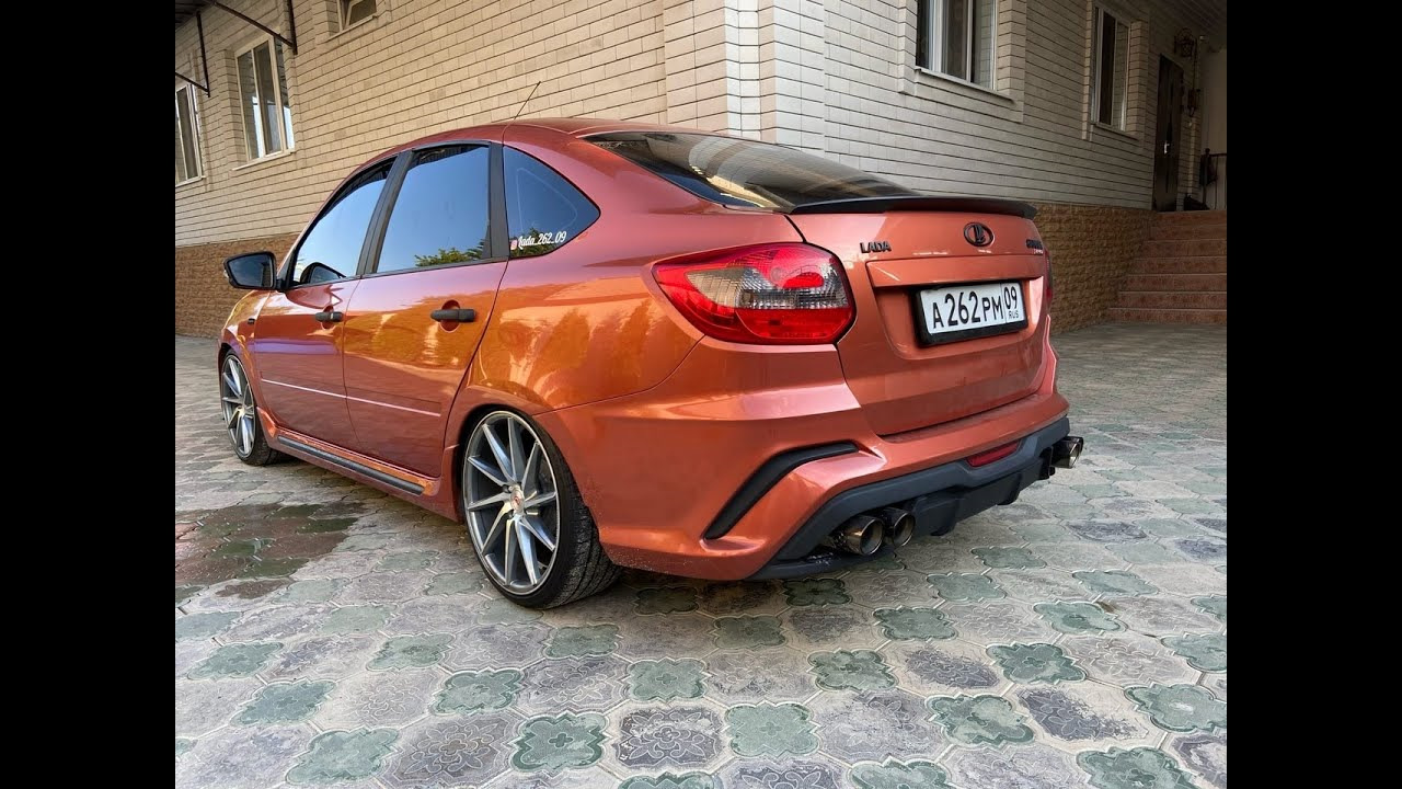 Замена заднего бампера диски итд — Lada Гранта Лифтбек (1G), 1,6 л ...