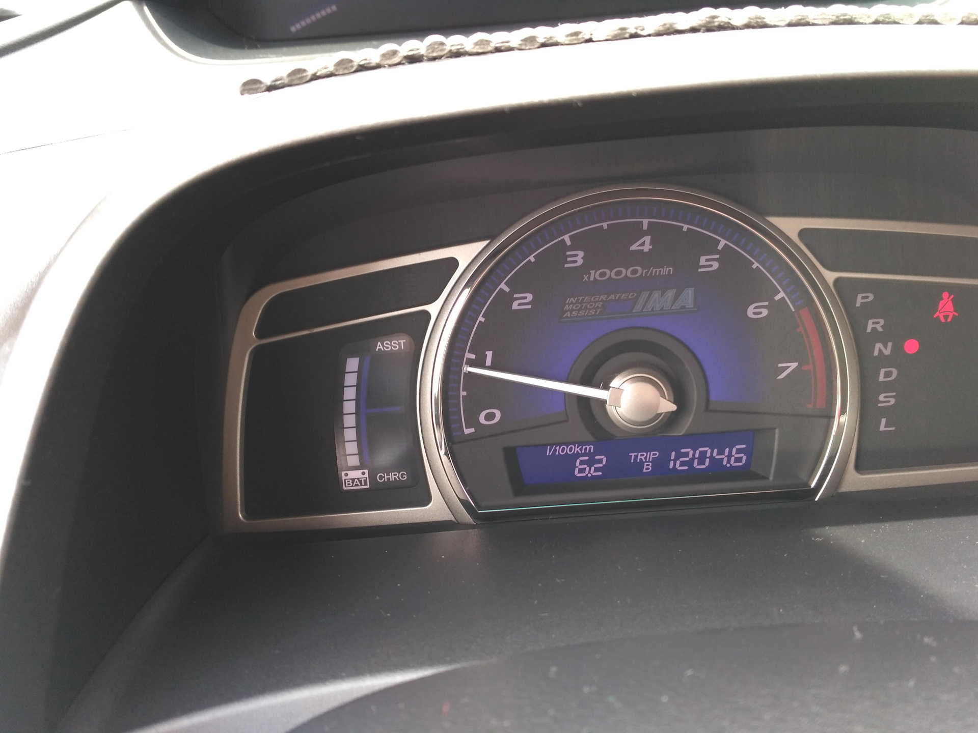 Расход — Honda Civic Hybrid (2G), 1,3 л., 2008 года | наблюдение | DRIVE2