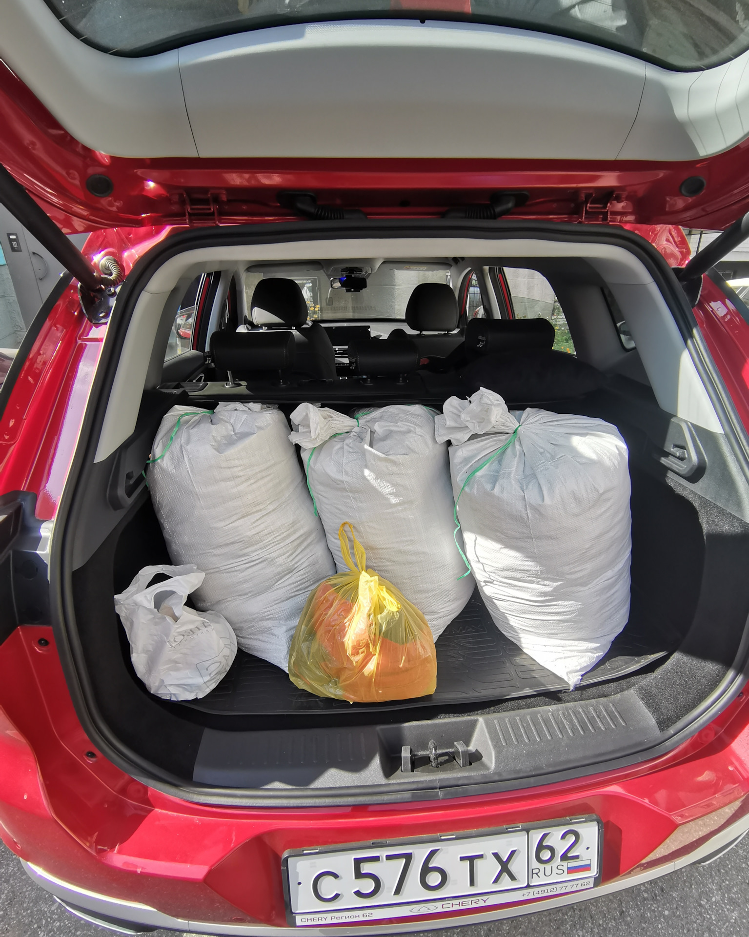 А что у Вас влезает в багажник? — Chery Tiggo 7 Pro Max, 1,5 л, 2023 ...