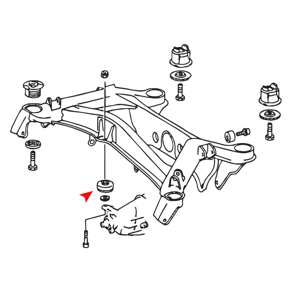 Мерседес 124 Задние Сайлентблоки Купить