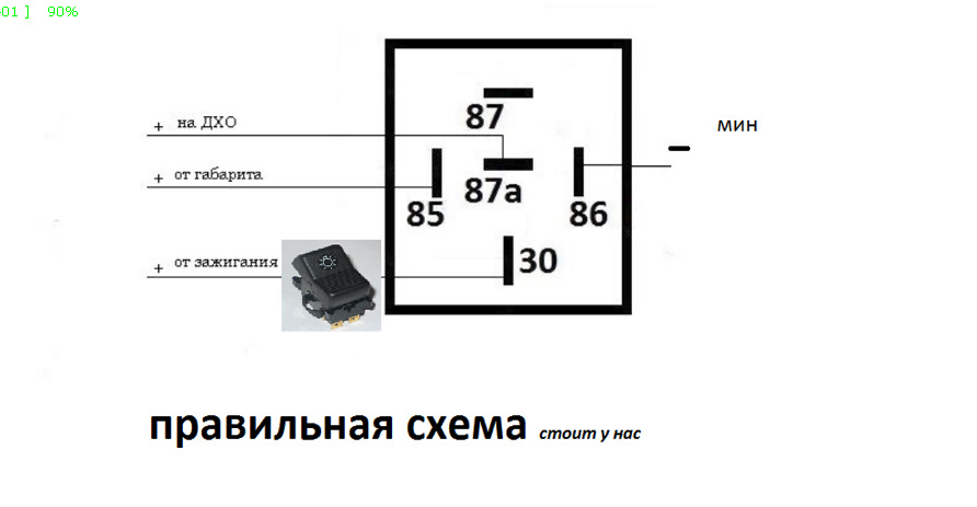 Схема Включения Ходовых Огней - Страница 2 - Автомобильная электроника - Форум п