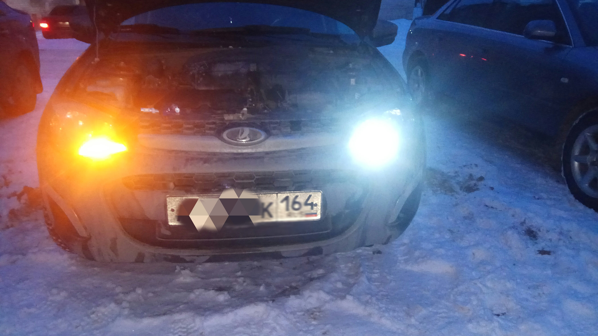 #17. Лампы ДХО. 🇩🇪 — Lada Гранта (2G) FL, 1,6 л, 2019 года | аксессуары ...