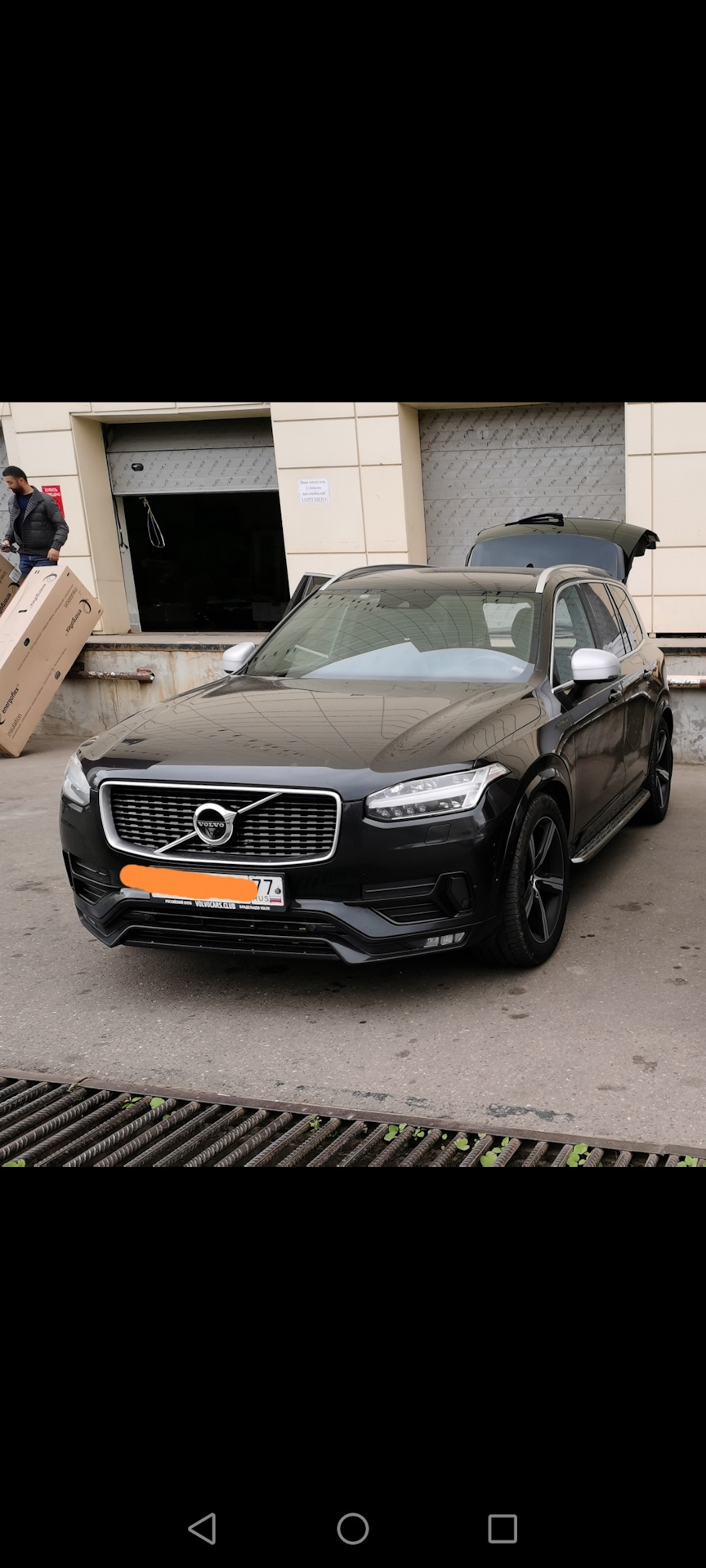 Пороги на Вольво — Volvo XC90 (2G), 2 л, 2017 года | аксессуары | DRIVE2