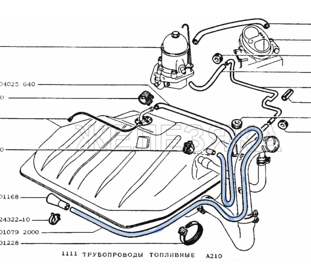 Подача топлива на ваз 2101