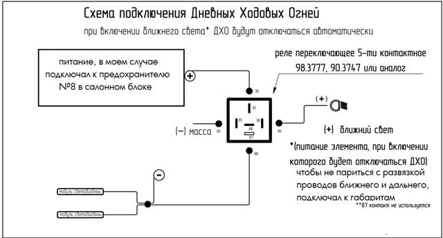 Подключение дхо ваз 2110 Дхо - KIA Carnival (1G), 2,5 л, 1999 года аксессуары DRIVE2