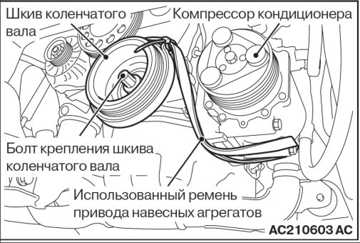 Срезало шпильки на шестерне коленвала. — Mitsubishi Lancer IX, 1,6 л ...