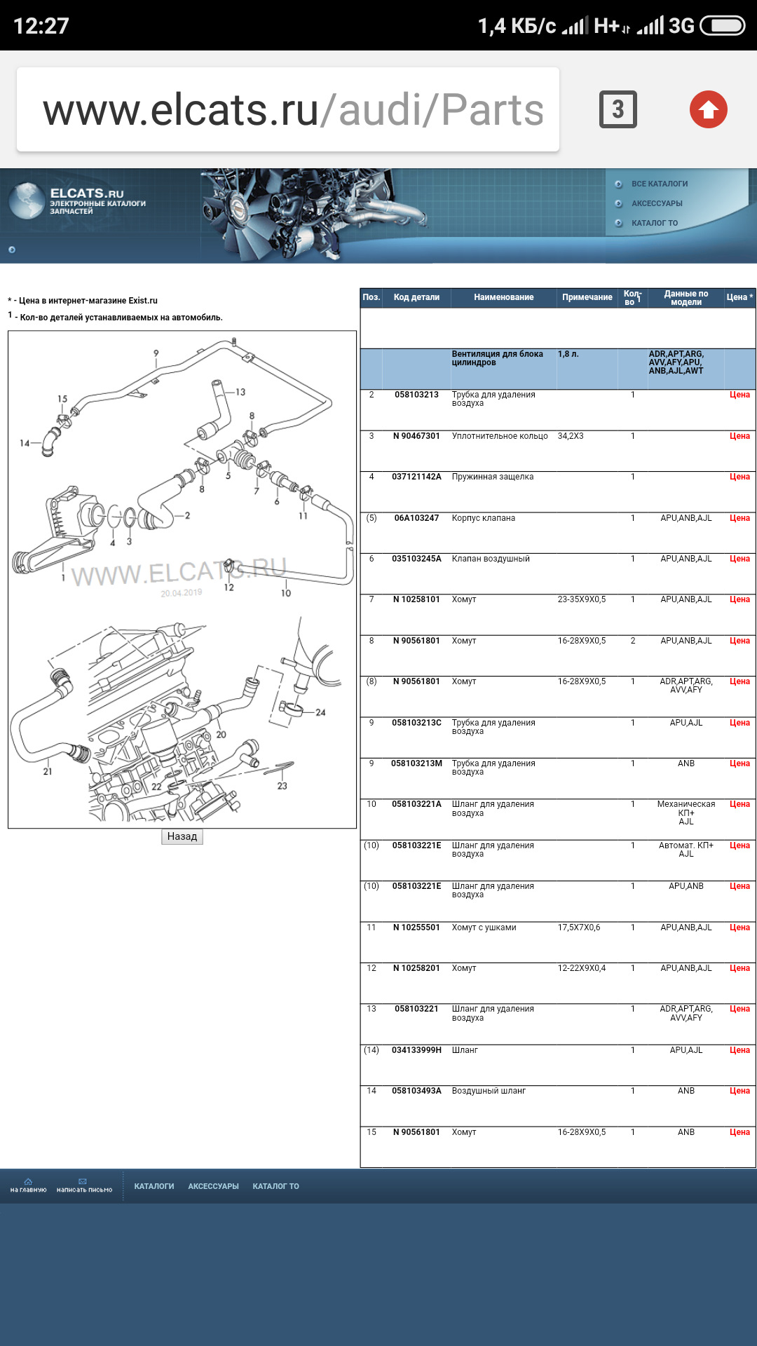 Elcats каталог запчастей для иномарок. Elcats каталог. Elcats.ru электронный каталог запчастей. Elcats Audi. 034133999h.