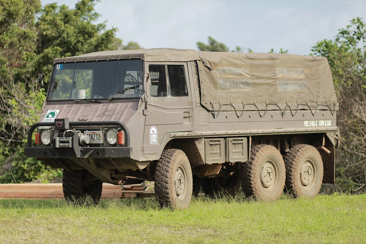 Швейцарский военный джип