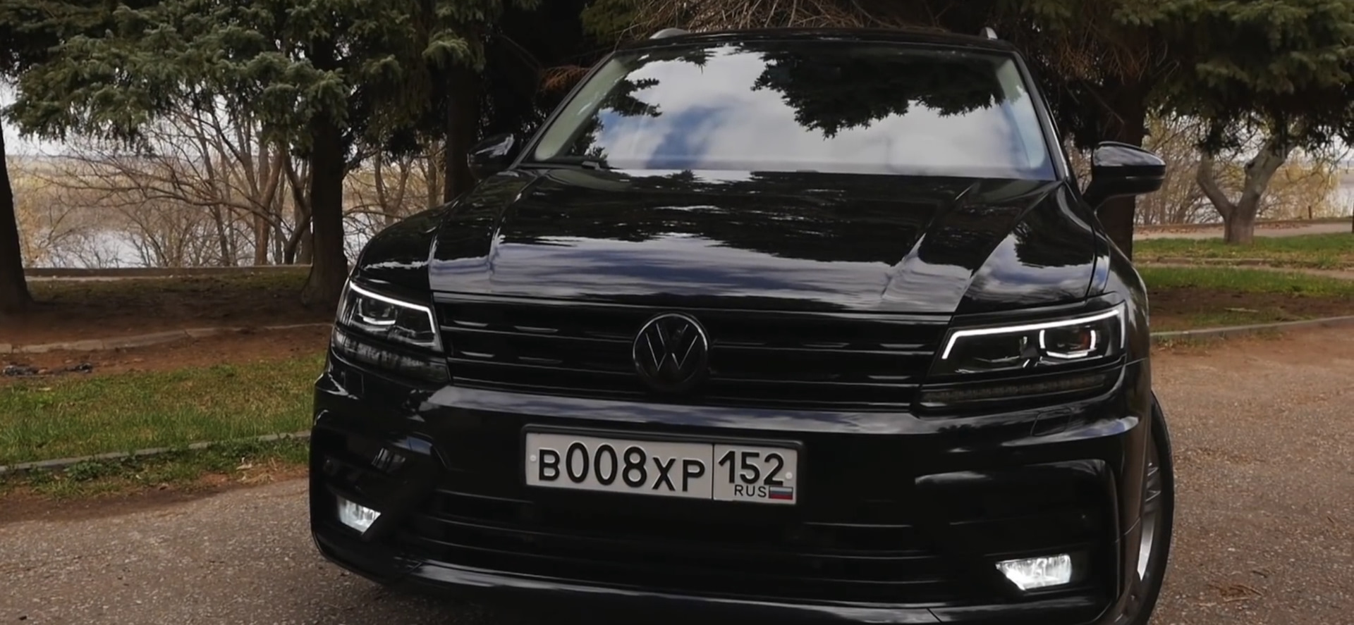 Черный тигуан антихром