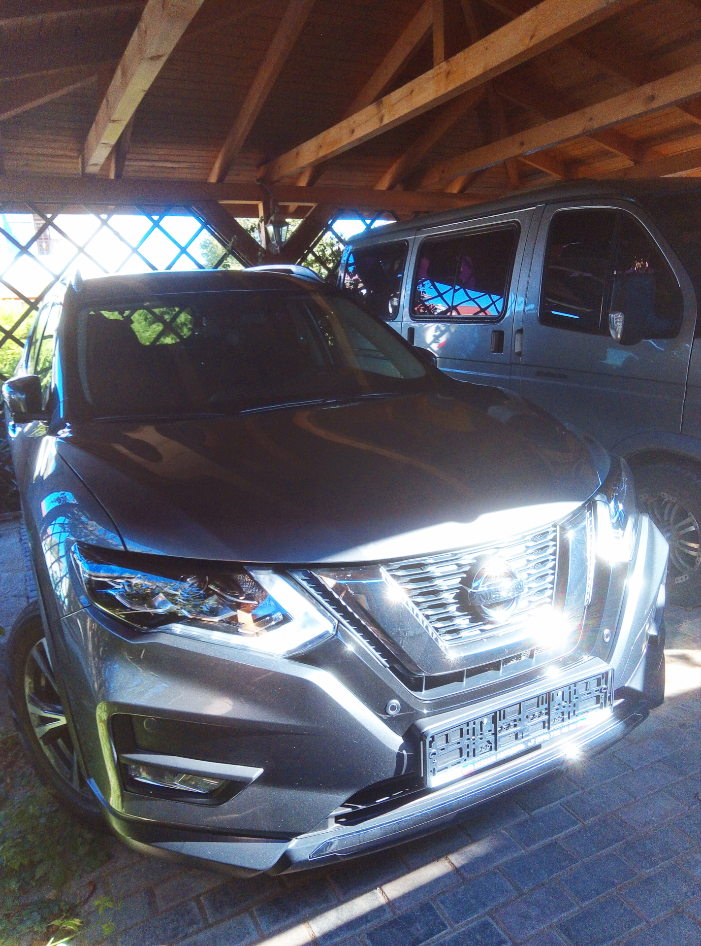 Замена ламп в противотуманных фарах Nissan X-trail T32 рестайлинг ...