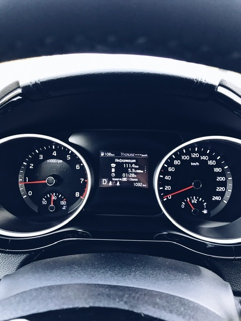 Расход топлива по трассе 1.4 турбо. И я туда же. — KIA Ceed (3G), 1,4 л ...