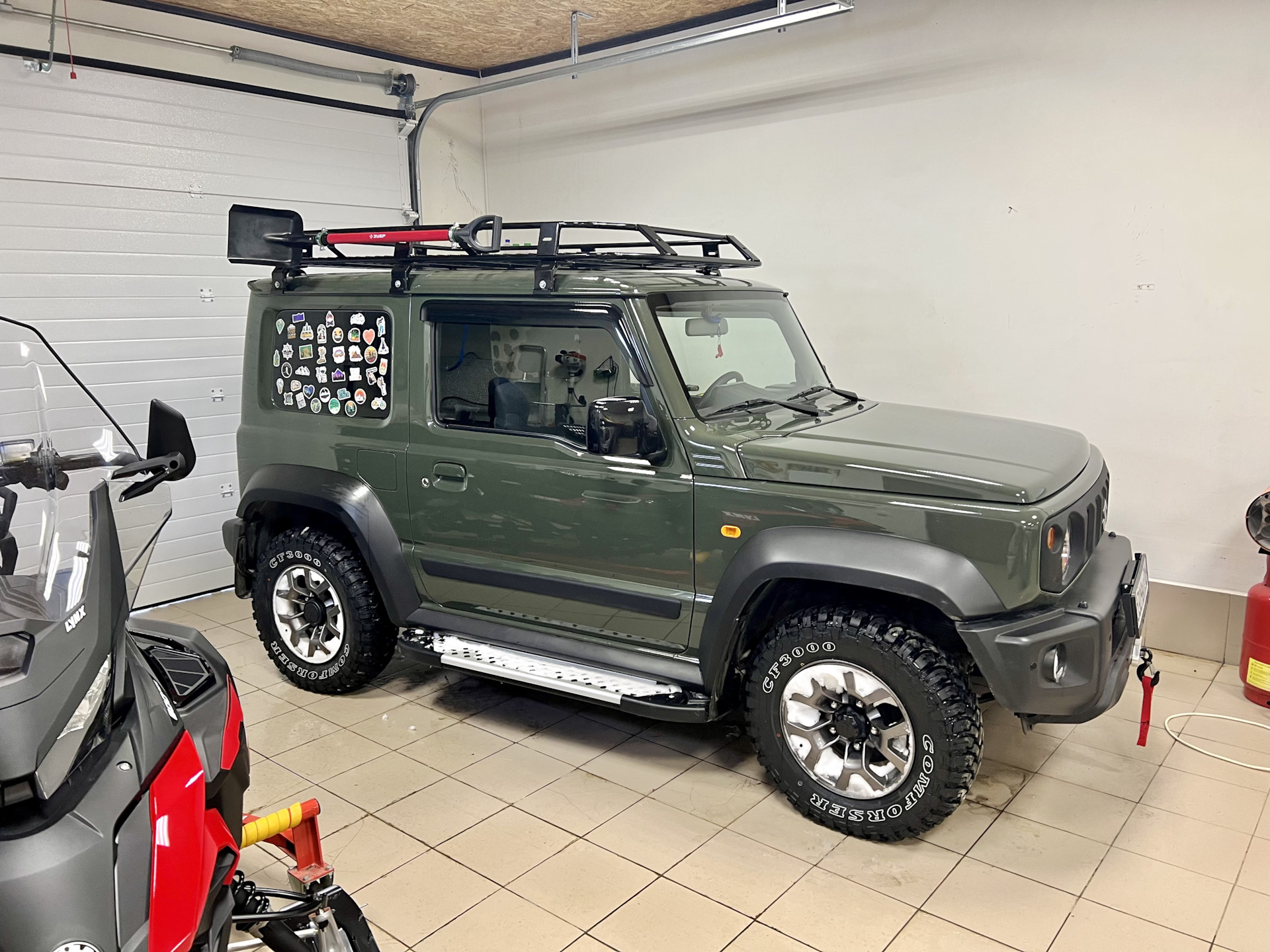 Экспедиционный багажник на крышу — Suzuki Jimny (2018), 1,5 л, 2020 года |  тюнинг | DRIVE2