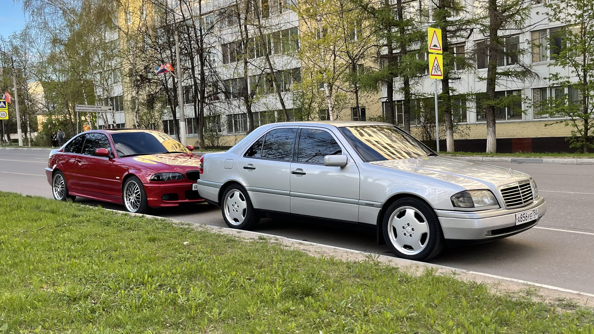 Установка бамперов — Mercedes-Benz C-class (W202), 1,8 л, 1996 года |  колёсные диски | DRIVE2