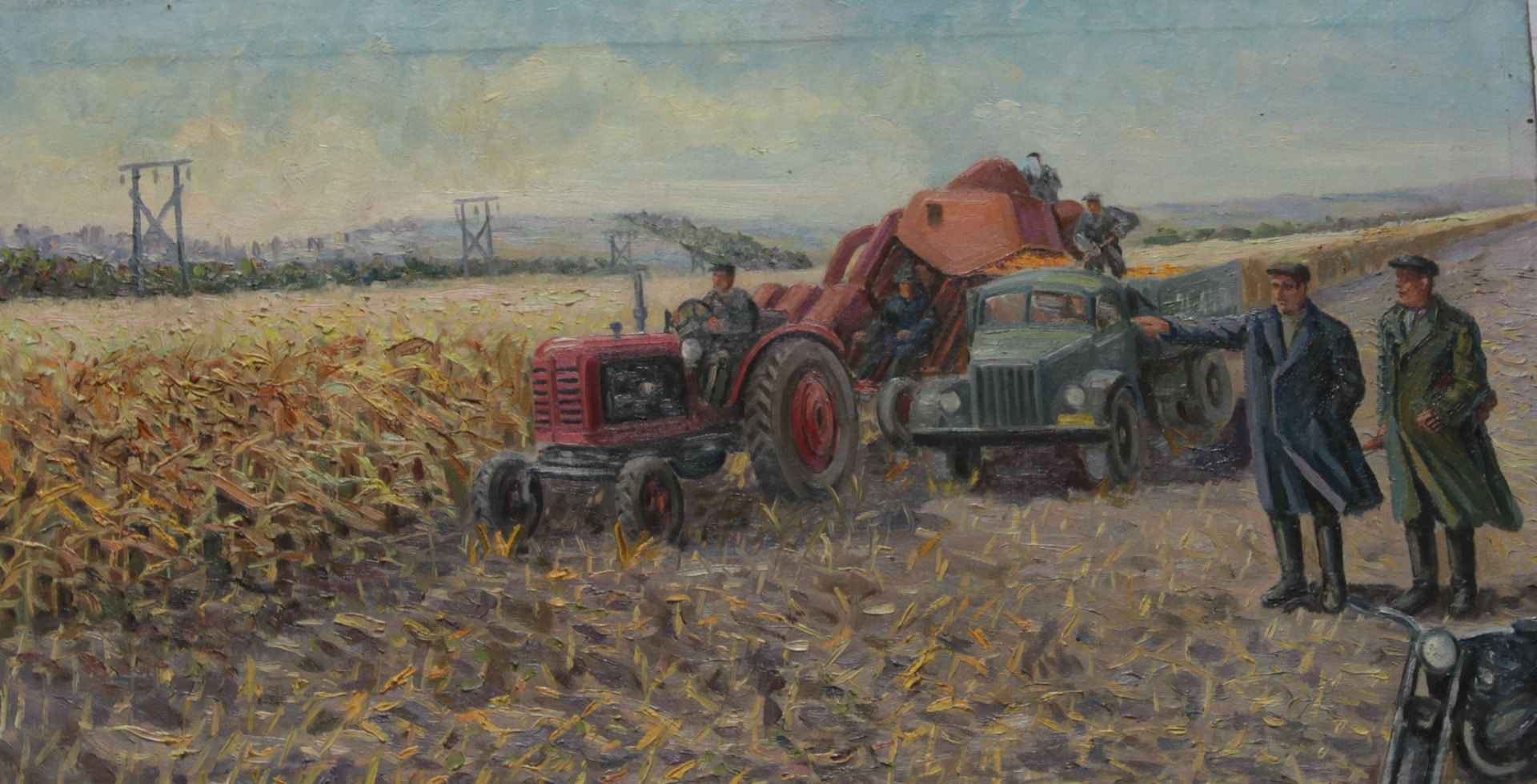 Вандышев картина «первый трактор»