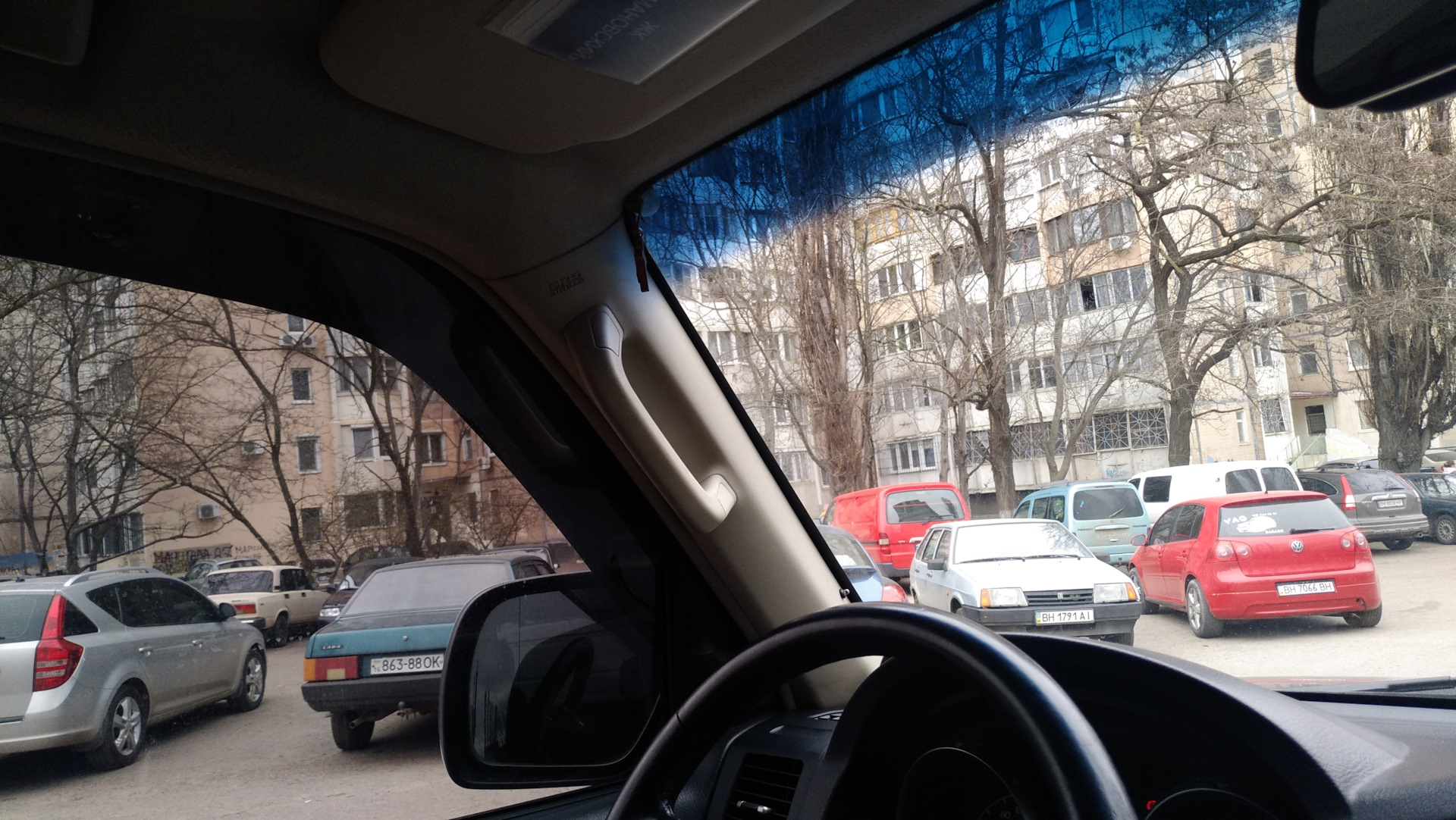 Тонировка в круг 15% лоб 35% — Mitsubishi Pajero (4G), 3 л, 2008 года ...