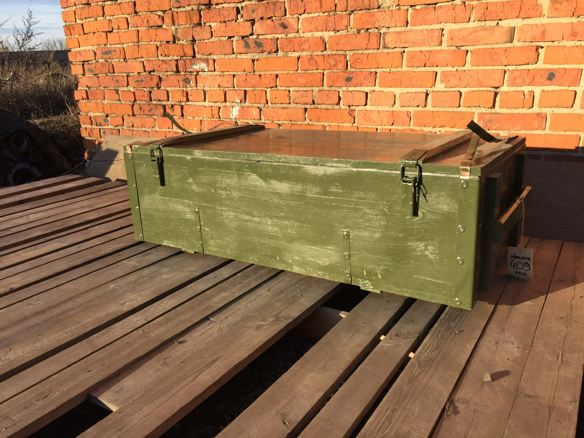 Ящик армейский деревянный