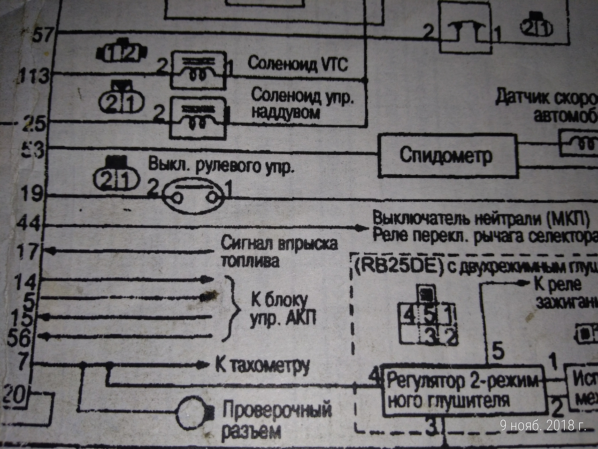 Датчики нейтрали и скорости — Сообщество «Nissan Club» на DRIVE2