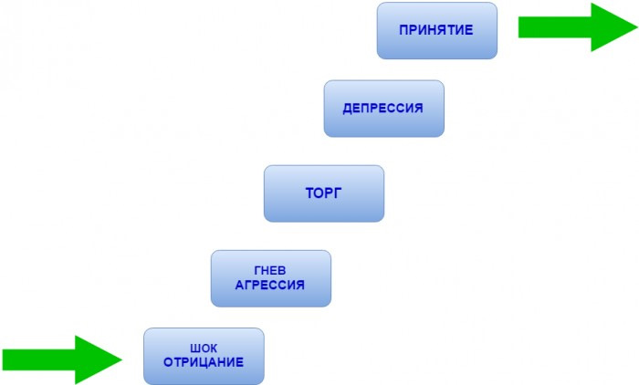 Картинка отрицание гнев торг