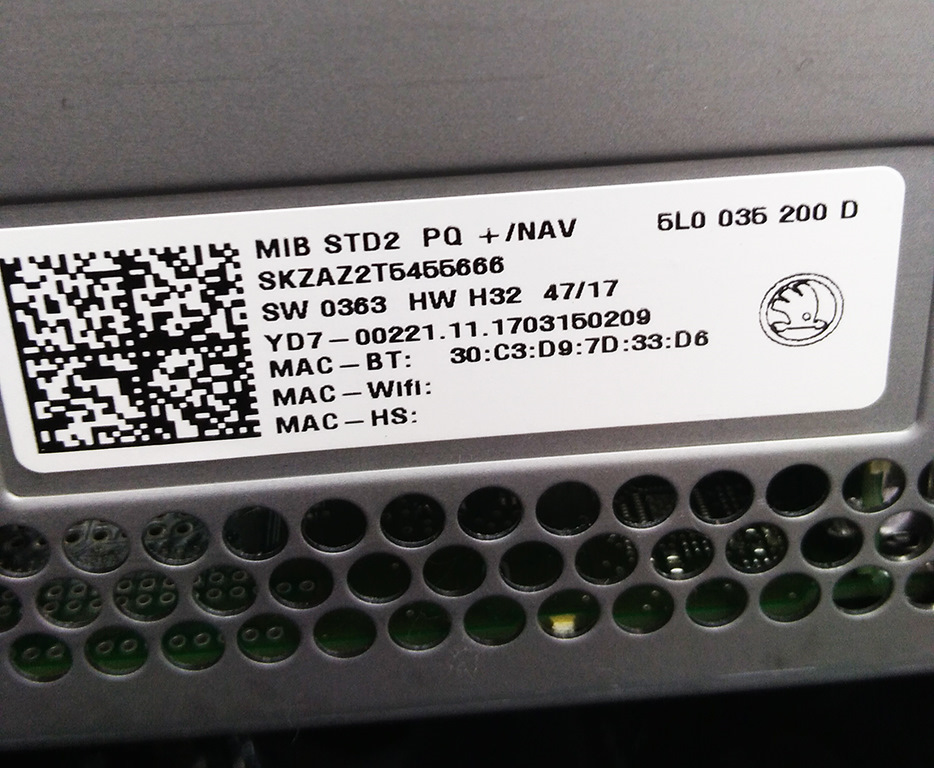 Mib std2. MIB std2 PQ Octavia. Автомагнитола MIB std2 PQ nav распиновка. MIB-232 ex. MIB 2.5 коды временно отклонены.