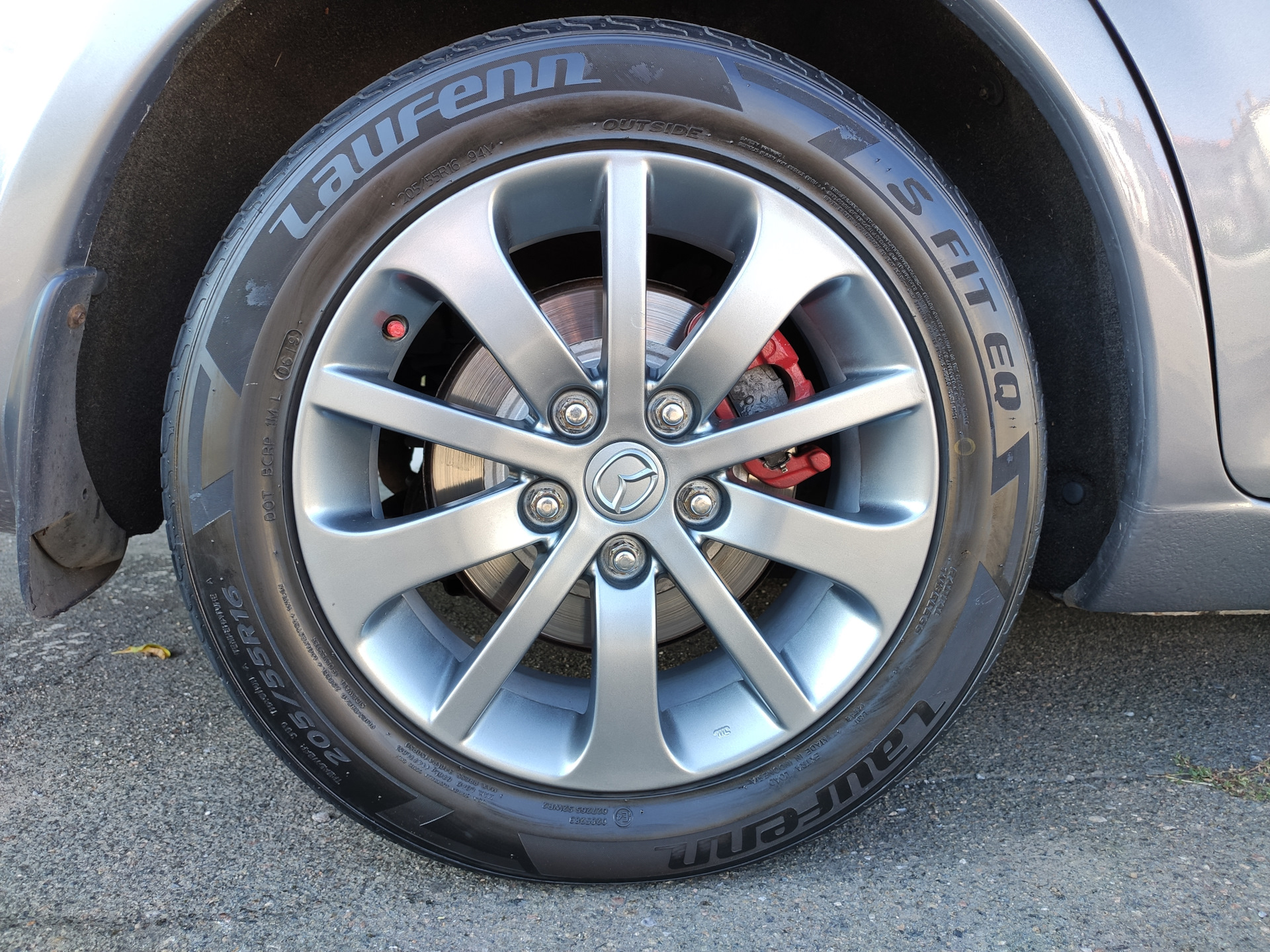 Освежил диски в серый графит — Mazda 6 (1G) GG, 2 л, 2006 года ...