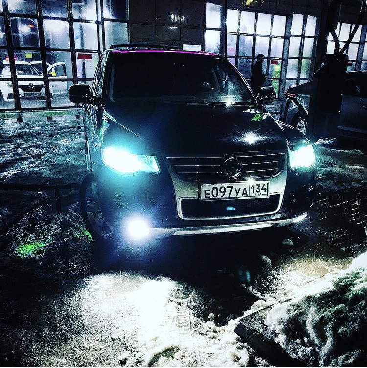 Светодиодные лампы в ПТФ туарег 3.0 — Volkswagen Touareg (1G), 3 л ...