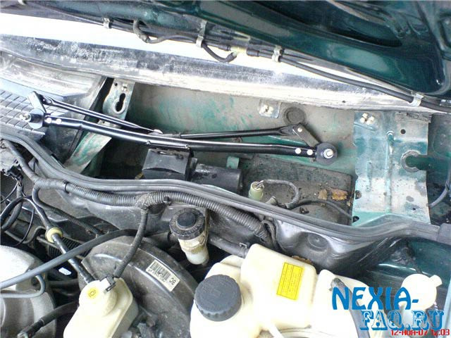 Как снять дворники на нексии Ремонт трапеции, часть 2 - Daewoo Nexia, 1,5 л., 2006 года своими руками DRIVE2